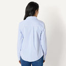 Amazon Essentials Women's Regular-Fit Stretch Poplin Button-Up Dress Shirt - Brand New