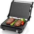 VALUEJOY Electric Indoor Grill, 14'' Panini Grill, 1600W, Removable, GC5408-UL - Like New