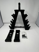 GENERIC A-FRAME DUMBBELL STORAGE RACK 13 INCH HEIGHT - BLACK - Like New