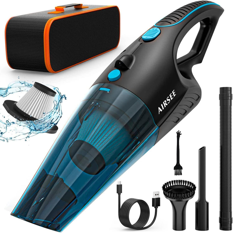 AIRSEE Handheld Vacuum, 13 KPA 2500mAh Cordless Vacuum, Rechargeable Hand Held - Like New
