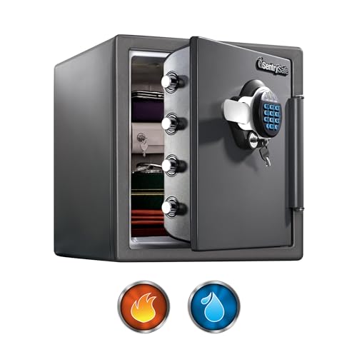 SentrySafe Waterproof and Fireproof Alloy Steel Digital Safe Box - Like New