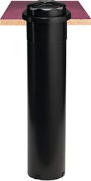 San Jamar Ez-Fit In-Counter Lid Dispenser 8 - 24 Oz Cups Plastic Black - Brand New