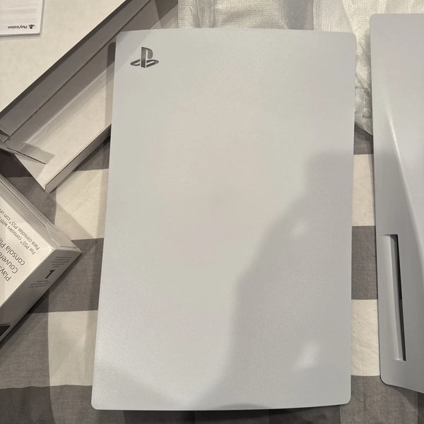 SONY ORIGINAL PS5 COVER SHELL CASE FOR SONY PLAYSTATION 5 DISC VERSION - WHITE - Like New