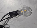 BRIGHTOWN OUTDOOR STRING LIGHTS 2 PACKS TOTAL LENGTH 109FT, 50 BULBS - BLACK - Like New