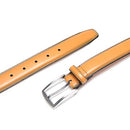 CARLO FELLINI BELTS FOR MEN HAND MADE 100% COW LEATHER BELT MEN 34/36 - TAN - Brand New