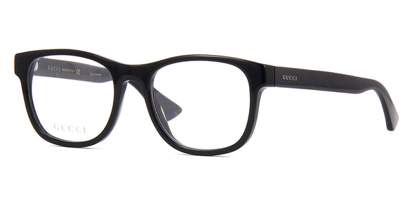 GUCCI GG0004O 001 FULL RIM RECTANGLE GLASSES, 53MM - BLACK - Like New