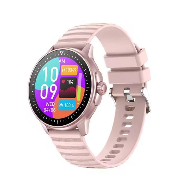 ESTG ZW45 SMART WATCH BLUETOOTH FITNESS TRACKER HEART RATE BLOOD ZW45 - PINK Like New