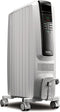 De'Longhi Dragon Digital Oil Filled Radiator Heater 1500W Electric Space - WHITE - Like New