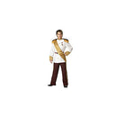 InCharacter Men's Royal Prince Charming Adult Costume White/Gold, Medium - Brand New