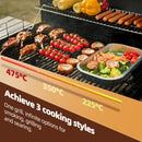 SMOKYAK GRILLS CHARCOAL GRILL - BLACK - Like New