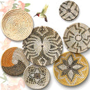 Wall Woven Basket Decor Set of 7 - Brand New