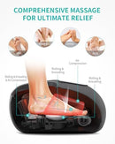 NEKTECK FOOT MASSAGER HEAT AIR COMPRESSION SHIATSU KNEADING NK-FM06 - DARK GRAY - Like New