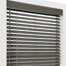 BLINDSTER 2 INCH PREMIUM CORDLESS FAUX WOOD BLINDS, 33 1/2 X 27 - GRAY - Like New