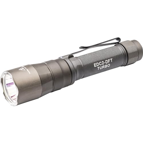 SUREFIRE EDC2-DFT HIGH-CANDELA EVERYDAY CARRY LED FLASHLIGHT - GRAY - Like New
