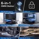 ECOVACS DEEBOT X1 OMNI ROBOT VACUUM MOP COMBO WITH SELF-EMPTYING - BLACK - Brand New