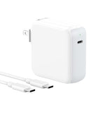 IFEART CHARGER MACBOOK AIR MACBOOK PRO 13 14 15 16 INCH USB C CABLE WHITE - Like New