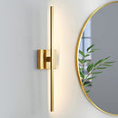 CCYCOL Gold Bathroom Light Fixtures Over Mirror 24" 18W LED - Gold - Like New
