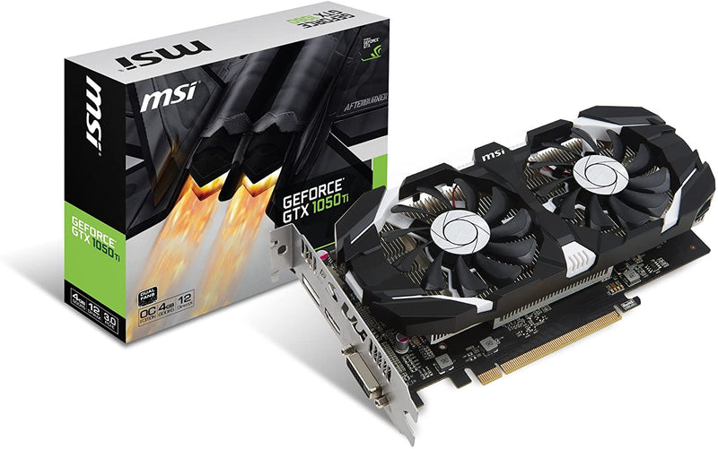 MSI GeForce GTX 1050 Ti 4GB GDDR5 GRAPHICS CARD GEFORCE GTX 1050 TI 4GT OC New