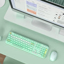 KNOWSQT WIRELESS KEYBOARD AND MOUSE COMBO - FULL-SIZED TYPEWRITER - LOVELY GREEN - Like New