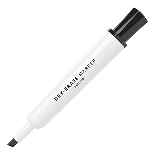 OFFICE DEPOT LOW-ODOR DRY-ERASE MARKERS POINT RECYCLED W-3113BK5 - BLACK - Brand New
