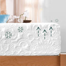 ZINUS SPA SENSATIONS SERENITY 10" KING MEDIUM TIGHT TOP MEMORY 47C - WHITE - Brand New