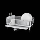 Simplehuman Steel Frame Dish Rack White and Stainless - Brand New
