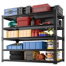 LAUXERY HEAVY DUTY GARAGE SHELVING BOLTLESS STORAGE RACK 72" H X 48" W X 18.9" D - Like New