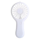 CHNLML HANDHELD RECHARGEABLE FAN PORTABLE MINI POCKET BATTERY POWERED - WHITE - Like New