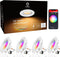 Lumary Smart Wi-Fi Recessed Can Light RGB LED, 6 inch 4 pack - WHITE Like New