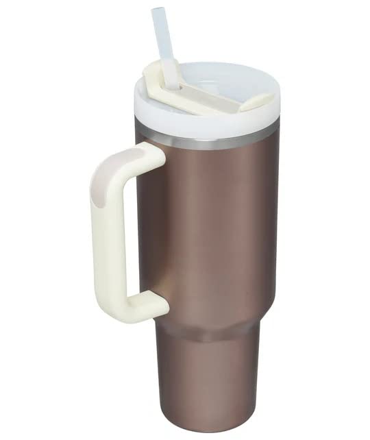 STANLEY QUENCHER H2.0 FLOWSTATE TUMBLER 40OZ - ROSE QUARTZ GLOW - Like New