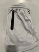 BLU ROCK MEN'S SLIM-FIT TECH JOGGERS ZIPPER POCKETS SWEATPANTS,HEATHER GRAY - XL - Brand New