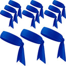 WILLBOND 12 PIECES TENNIS TIE HEADBAND HAIR BAND UNISEX - BLUE - Like New