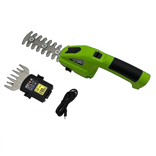 JIEOTWICE DUAL-USE 7.2V RECHARGEABLE PRUNING SHEAR LITHIUM BATTERY - GREEN Like New