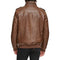 LEVI'S MENS FAUX LEATHER AVIATOR BOMBER JACKET - SIZE: MEN XL - SADDLE/SHERPA - Brand New