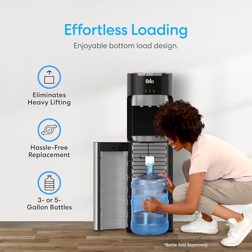 Brio Bottom Loading Water Cooler Dispenser for 5 Gallon Bottles CLBL420V2 - Like New
