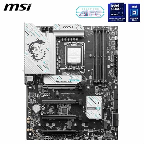 MSI B860 GAMING PLUS WIFI MOTHERBOARD - SUPPORTS INTEL CORE ULTRA PROCESSORS - Like New