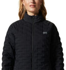 MOUNTAIN HARDWEAR STRETCHDOWN LIGHT JACKET WOMEN L BLACK 2024 OL2081-004 - Brand New