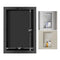 Ready Tile Shower Niche Shelf 17"X25"X4"（Inside 14"X22"） - UGRN101 - Black - Brand New