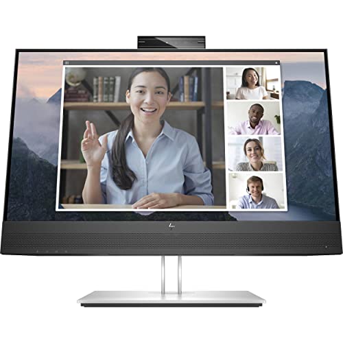 HP 23.8" FULL HD LCD MONITOR 16:9 IPS, ANTI REFLECTIVE E24MV-G4 - BLACK - Like New