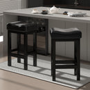 Bar Stools Set of 2, 30 Inch Counter Height BarStools for Kitchen Island - Black - Brand New
