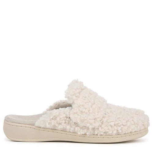 J0892F1100 VIONIC WOMEN'S GEMMA II MULES SHEARLING CREAM SIZE 10 - Like New