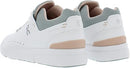 ON WOMEN'S THE ROGER ADVANTAGE SHOES, SIZE 8.5, WHITE/ROSE - Like New