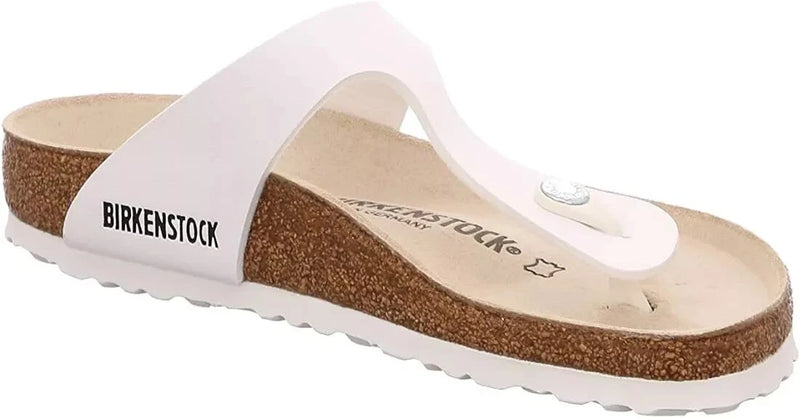 BRIKENSTOCK BIRKENSTOCK GIZEH REGULAR FIT THONG FLIP FLOP - SIZE: MEN 11 - WHITE - Like New