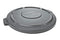 RUBBERMAID COMMERCIAL 263100GY ROUND FLAT TOP LID 32 GALLON ROUND BRUTE - GRAY - Like New