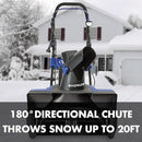 Snow Joe SJ625E Electric Walk-Behind Single Stage Snow Blower - Scratch & Dent