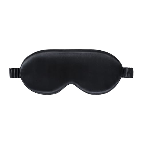 2445377 SLIP CONTOUR SLEEP MASK | 100% PURE MULBERRY SILK, ULTRA SOFT - BLACK - Brand New