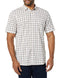 AMAZON ESSENTIALS MEN'S SLIM-FIT POPLIN SHIRT SIZE: MEN M - PINK BUFFALO PLAID - Brand New