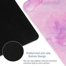 HSMIENK LARGE EXTENDED GAMING MOUSE PAD STITCHED (31.5X15.7IN) - MARBLE PURPLE - Like New