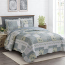 ROYAL TRADITION KING/CAL. KING OVERSIZE QUILT SET - BREA - Brand New