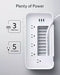 Anker Cable Management Box Power Strip, 5x AC & 3x USB, 6FT, A9164 - WHITE Like New